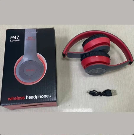 Hot Selling Top P47 Headphone Wireless Headphone Headband Handsfree Headphones Earphone Connect With Warranty