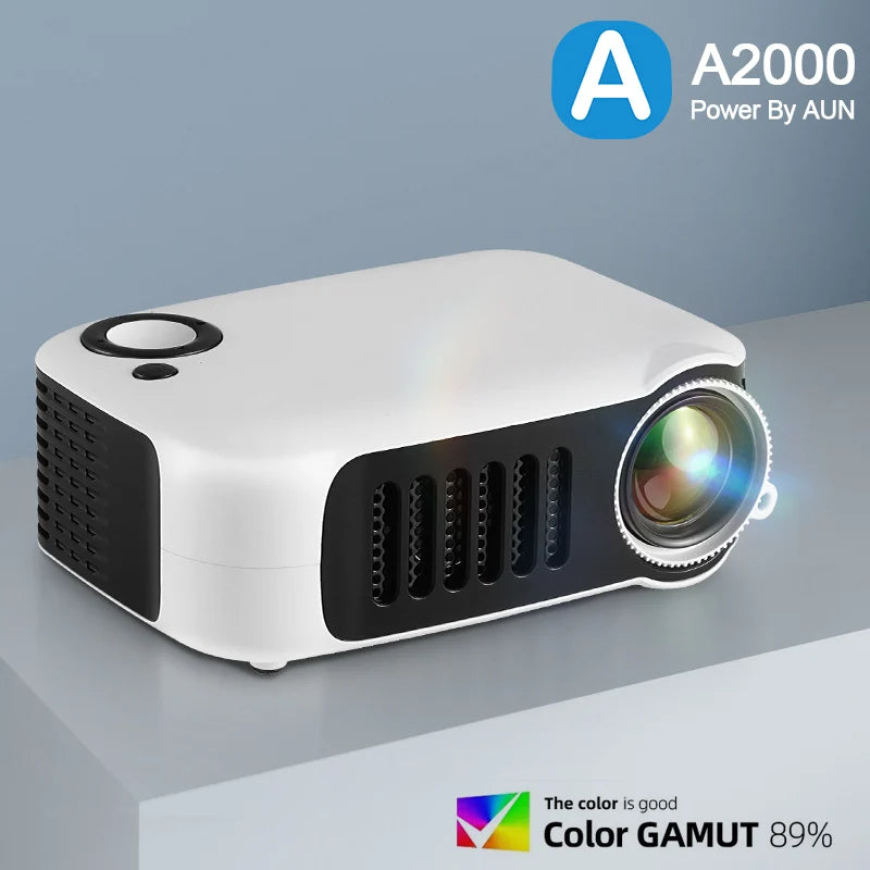 AUN A2000 Portable Projector LED Home Theater Projector