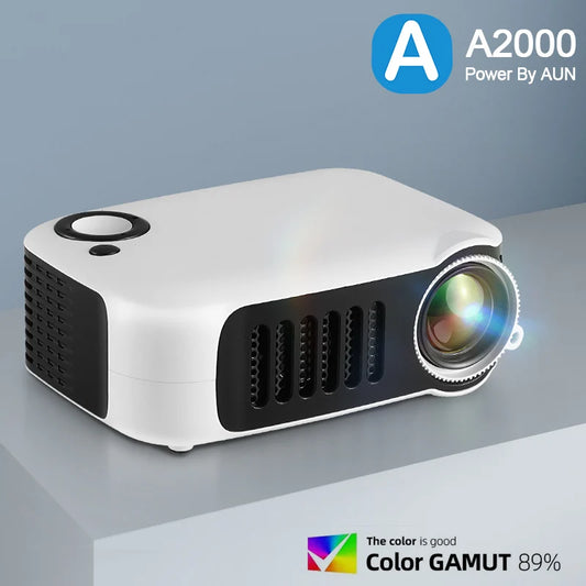 AUN A2000 Portable Projector LED Home Theater Projector